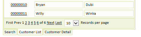 Tab Container - Tabs on Bottom with grid pane open